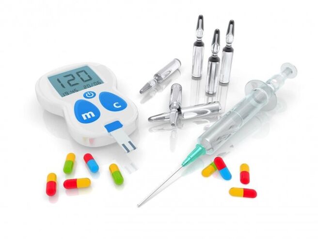 Diversas drogas para o tratamento da diabetes